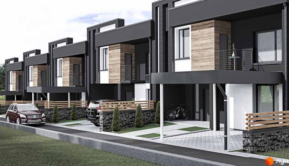 Зовнішній вигляд таунхаусів 