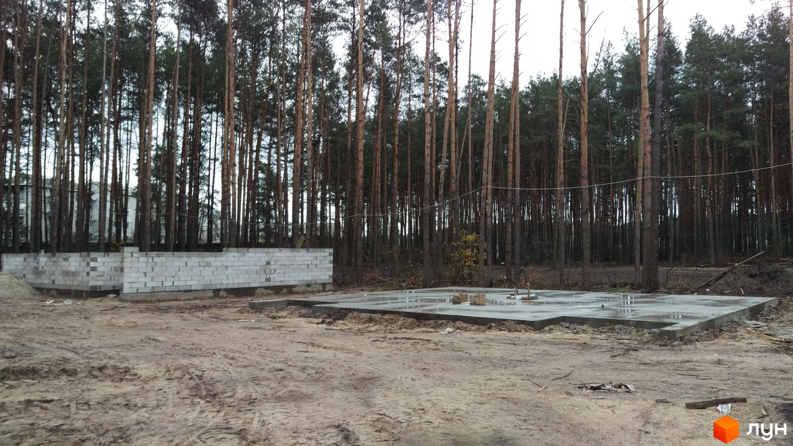 Хід будівництва КМ Лісове-3, 3 черга, листопад 2017