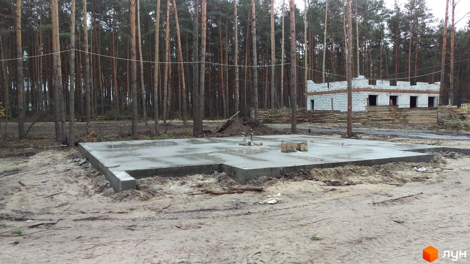 Хід будівництва КМ Лісове-3, 3 черга, листопад 2017