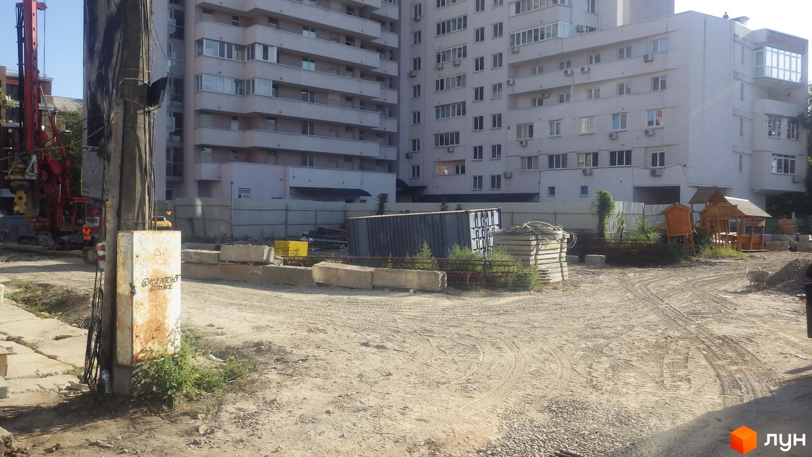 Ход строительства ул. Казимира Малевича, 44, 46, , август 2019