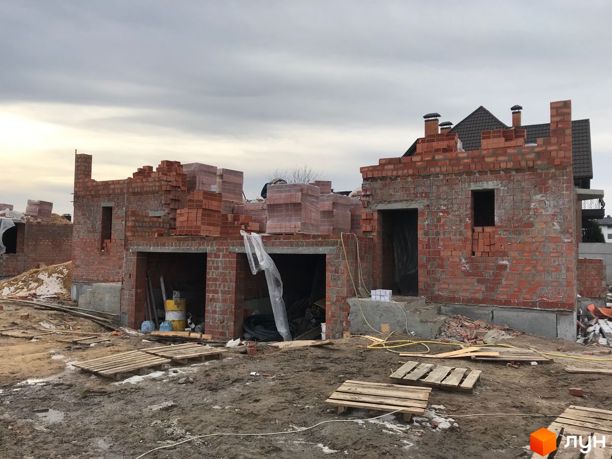 Хід будівництва Дуплекси „NEW Cottage Residence 5“, 0, лютий 2020