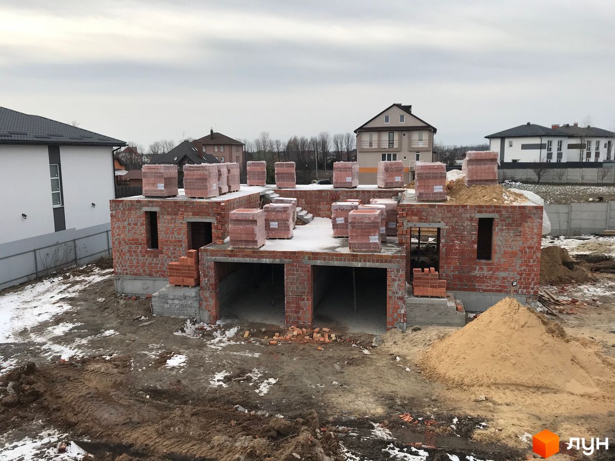 Ход строительства Дуплексы «NEW Cottage Residence 5», 0, февраль 2020