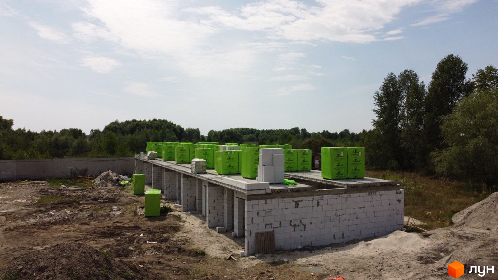 Ход строительства КГ Prydesennya Eco Village, 0, июль 2020