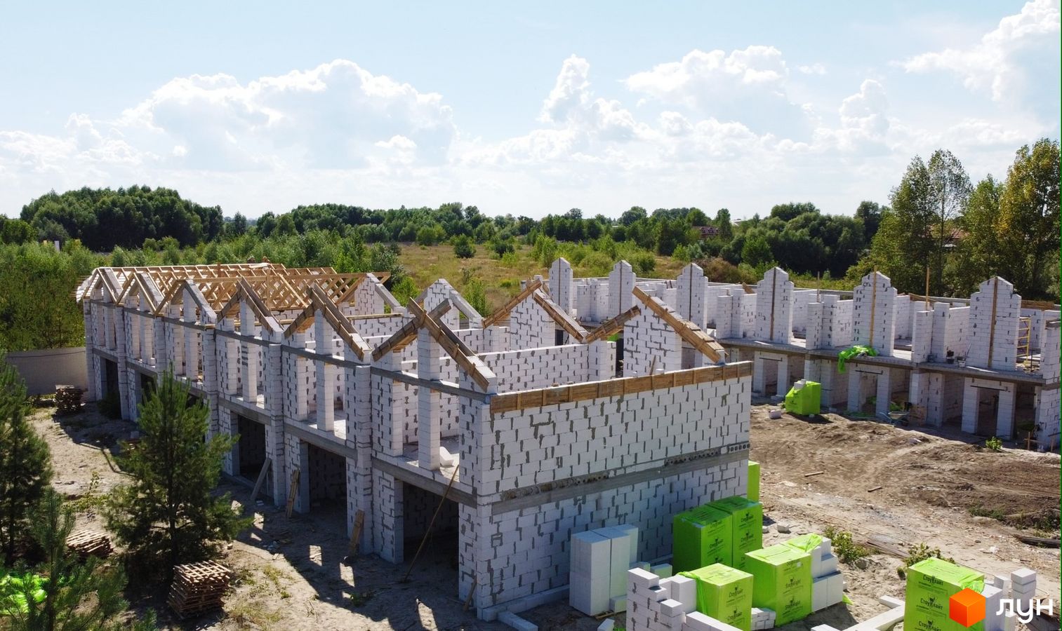 Хід будівництва КМ Prydesennya Eco Village, 0, серпень 2020