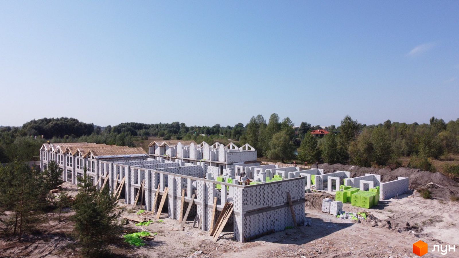 Ход строительства КГ Prydesennya Eco Village, 0, сентябрь 2020