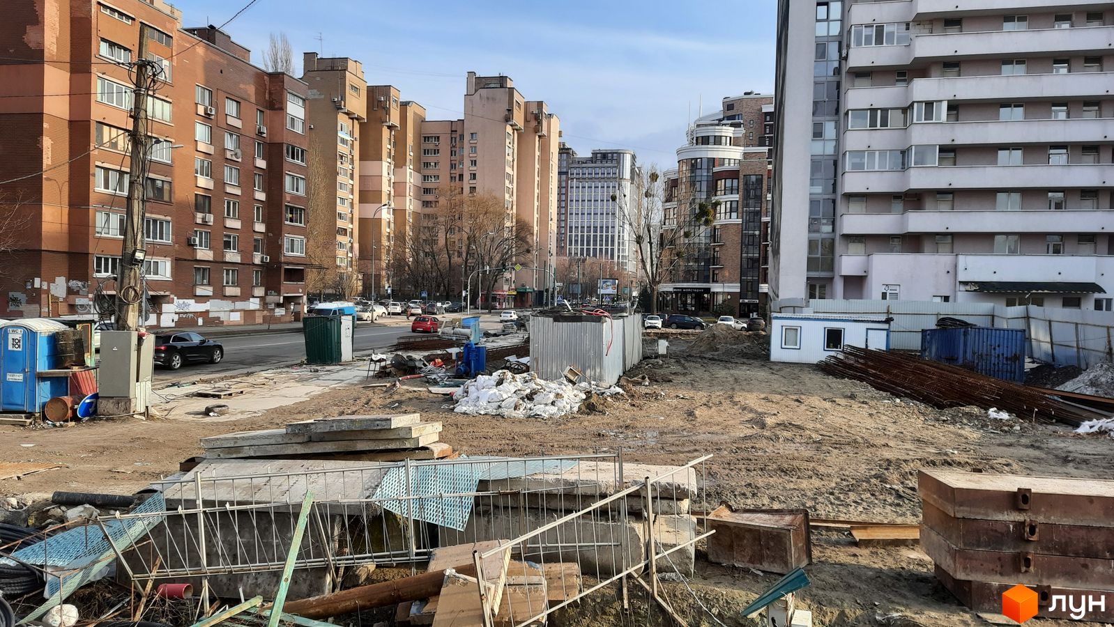 Ход строительства ул. Казимира Малевича, 44, 46, 0, март 2021