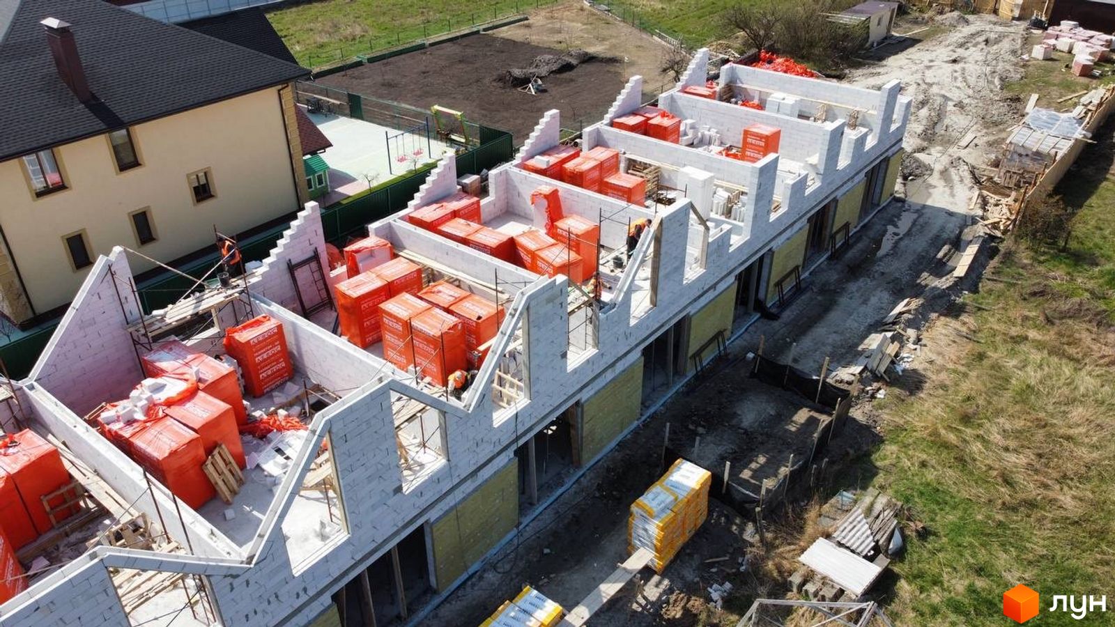 Ход строительства Таунхаусы Lagom House, 0, апрель 2021