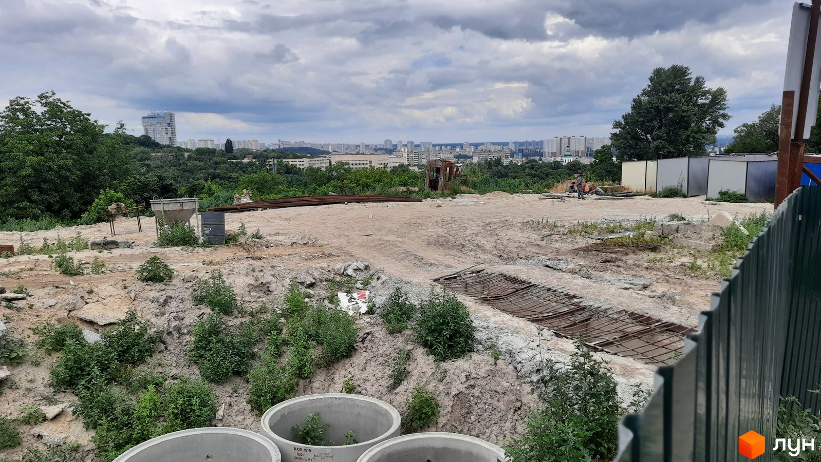 Ход строительства ЖК Киевская Швейцария, 0, июнь 2021
