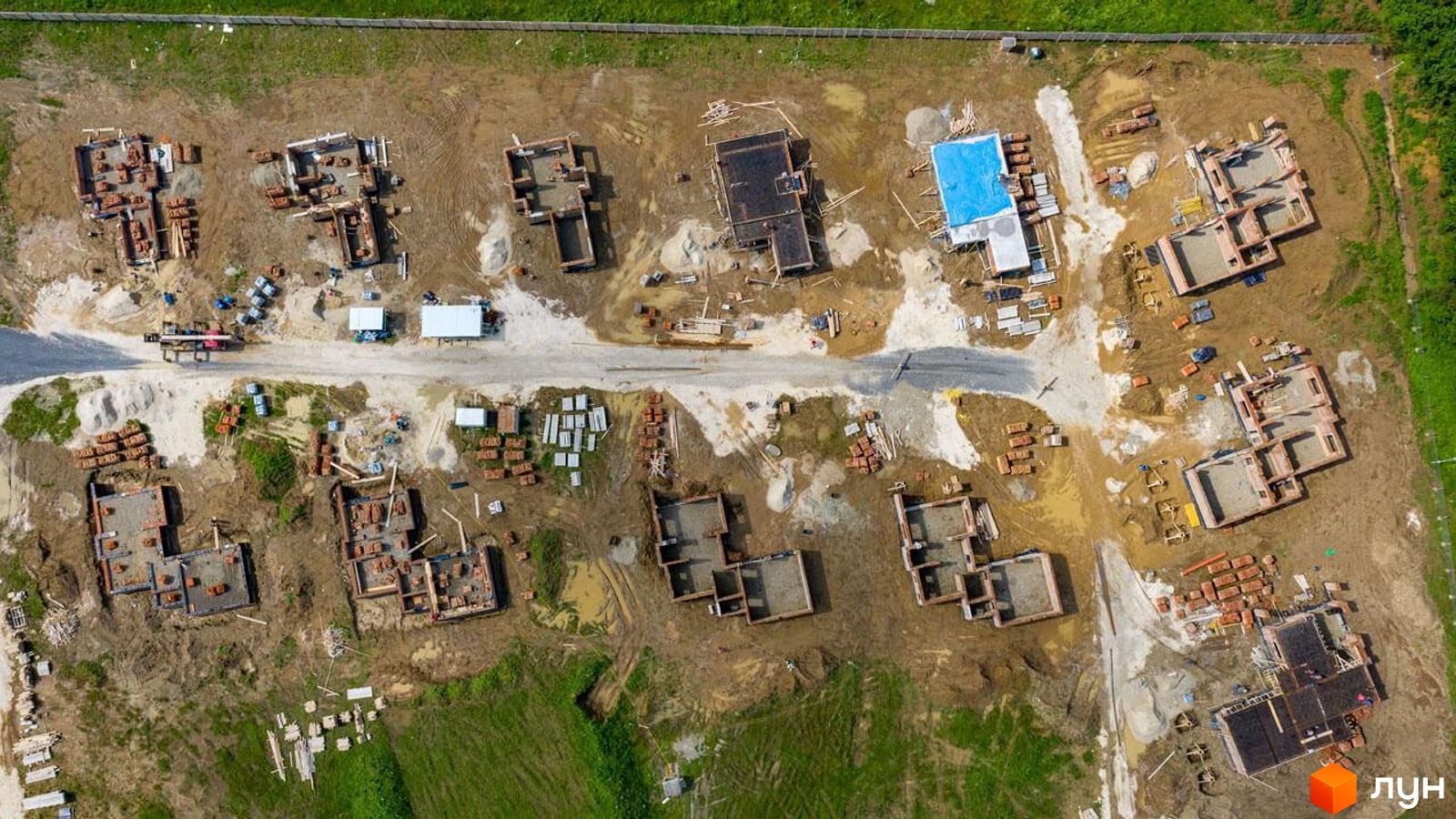 Ход строительства КГ OZON Village, 0, июнь 2021