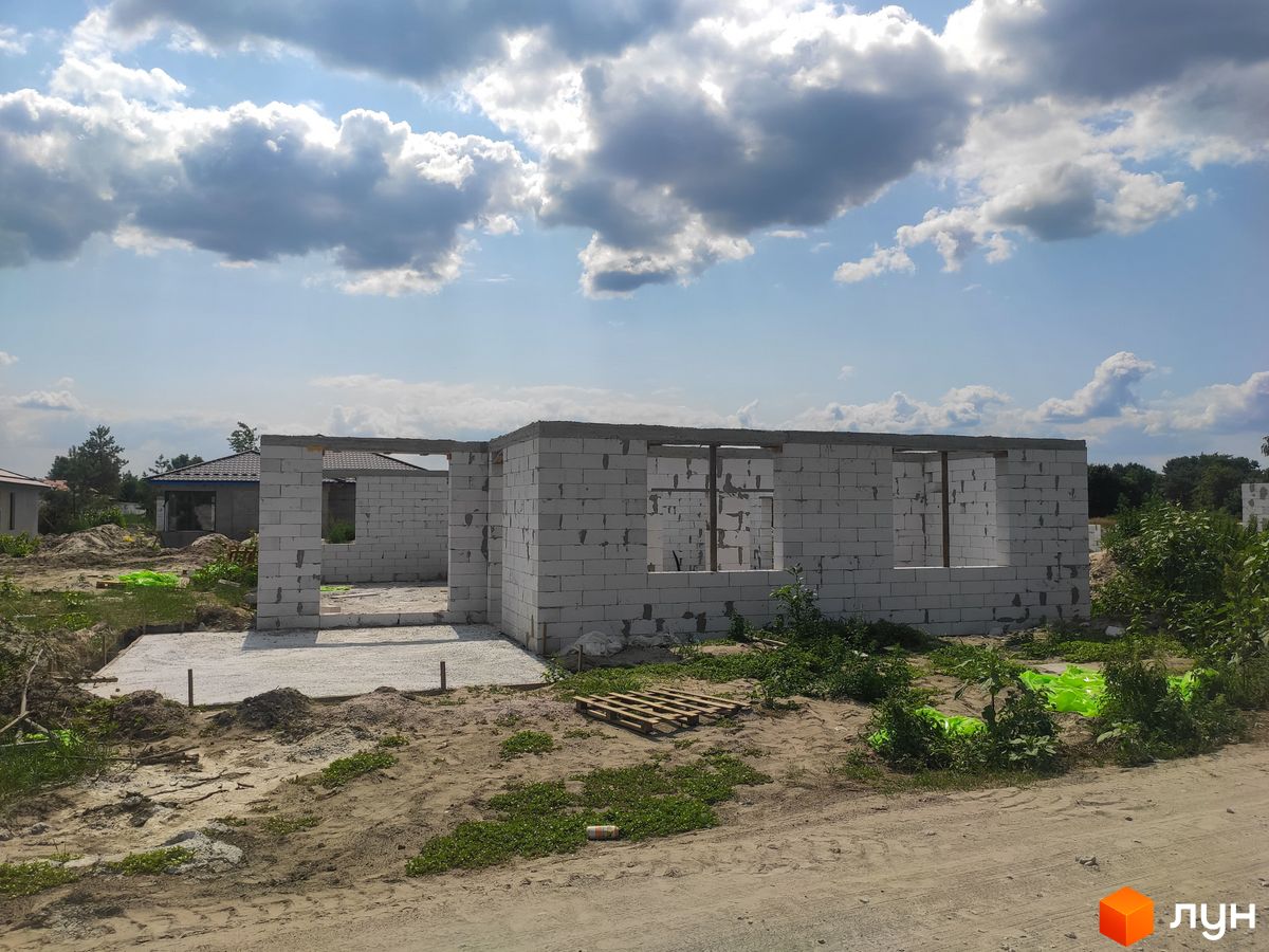 Ход строительства КГ Prydesennya Eco Village, 0, август 2021