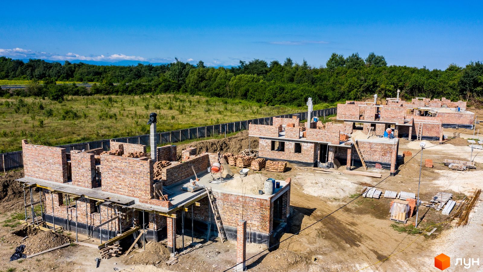 Ход строительства КГ OZON Village, 0, август 2021
