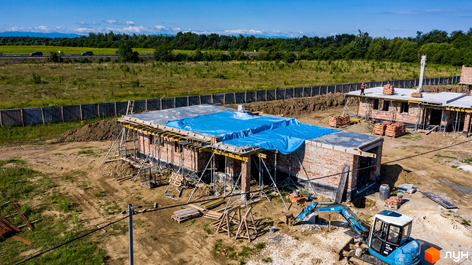 Ход строительства КГ OZON Village, 0, август 2021