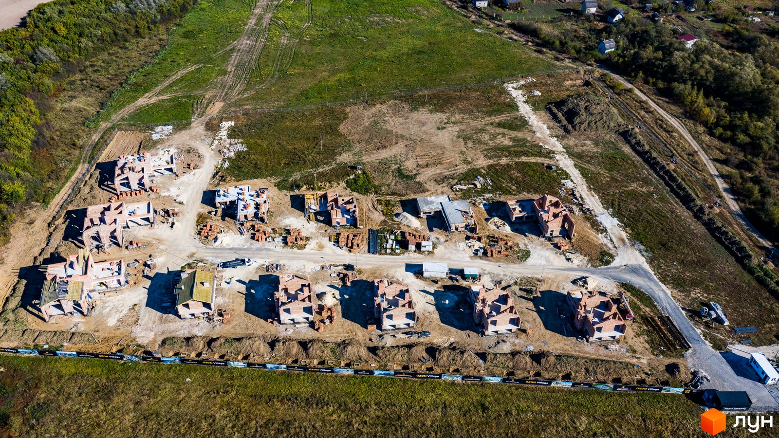 Ход строительства КГ OZON Village, 0, октябрь 2021