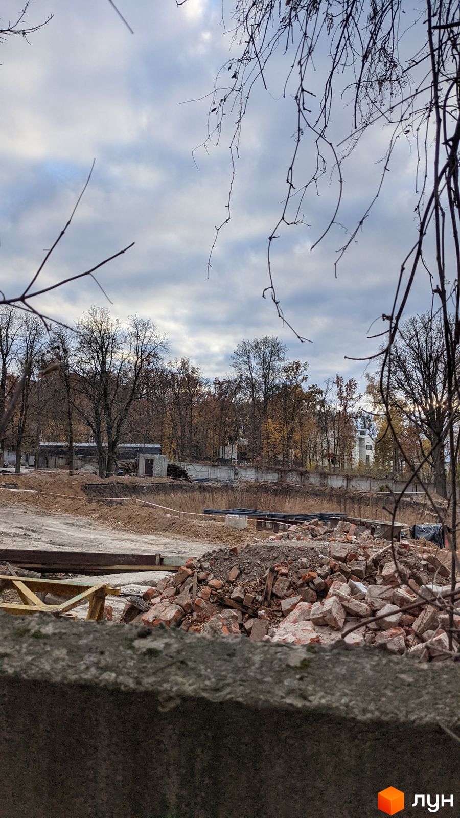 Ход строительства ЖК Shatilov Park, 0, октябрь 2021