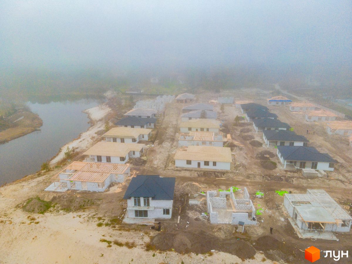 Ход строительства КГ Prydesennya Eco Village, 0, ноябрь 2021