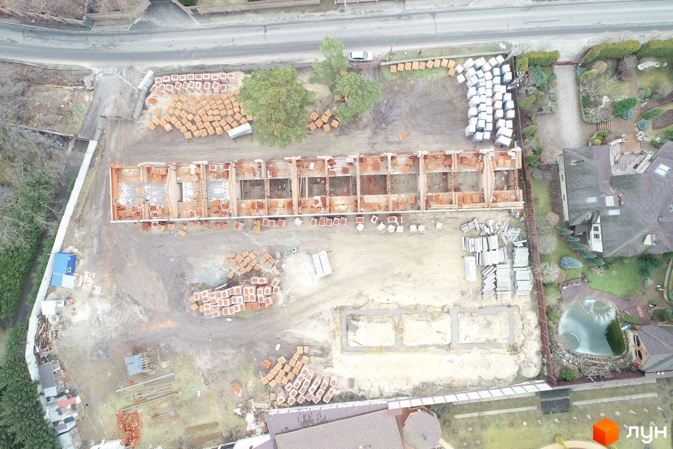 Ход строительства Таунхаусы FORT HOMES, 0, январь 2022