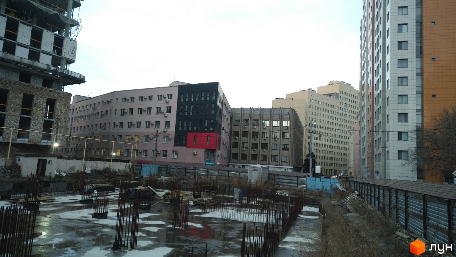Хід будівництва площа Успенська, 11д, 11к, Будинок, січень 2022