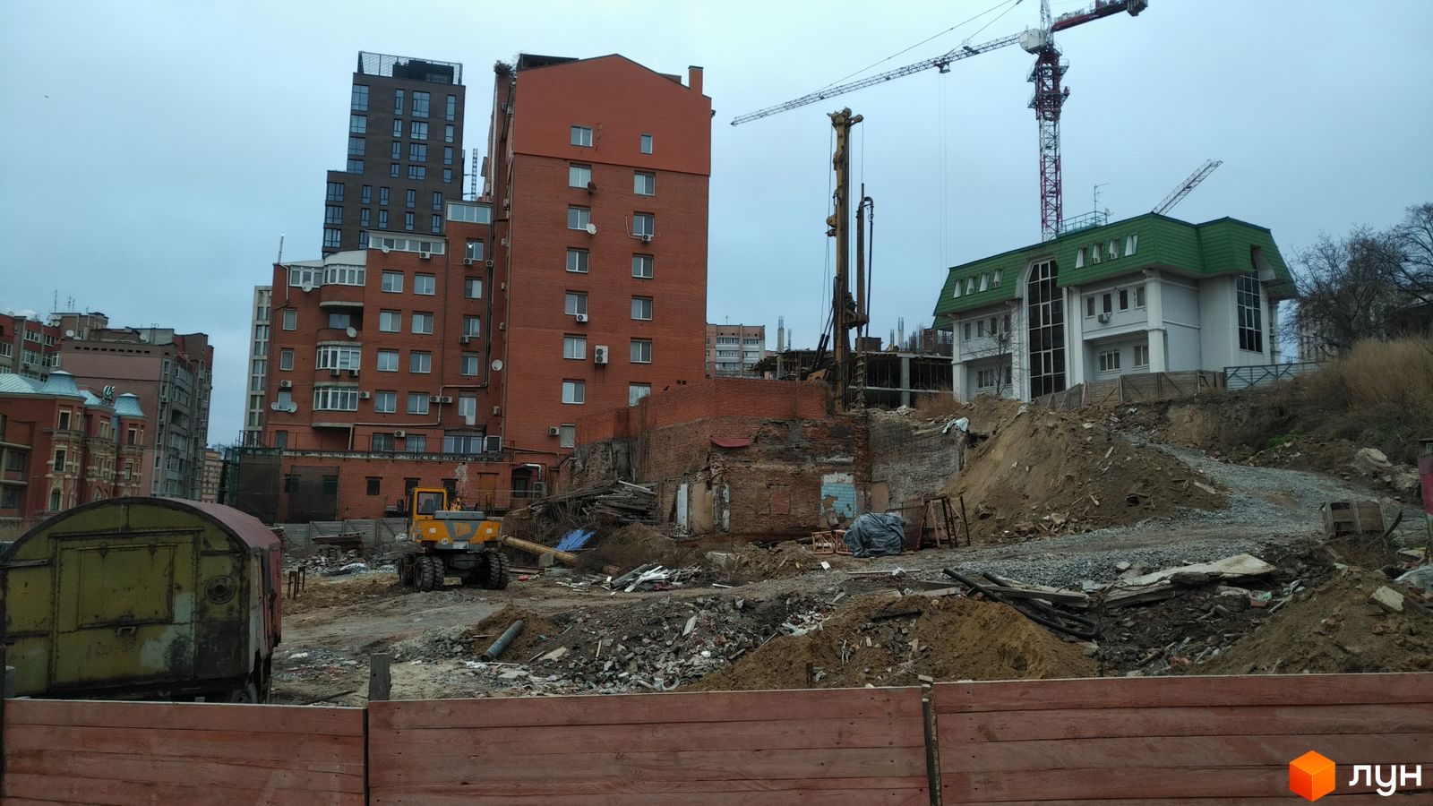 Хід будівництва БФК Ermolaev Center II, 0, грудень 2021