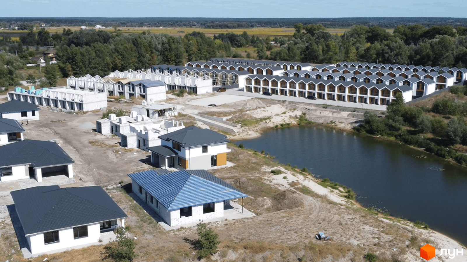 Ход строительства КГ Prydesennya Eco Village, 0, сентябрь 2022