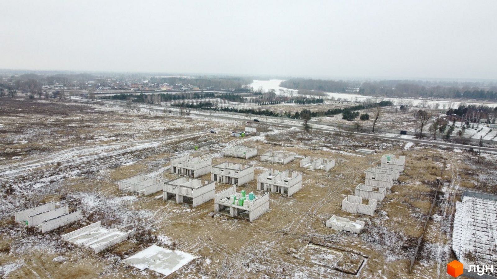Ход строительства КГ Gardd House Eco Village, 0, январь 2023