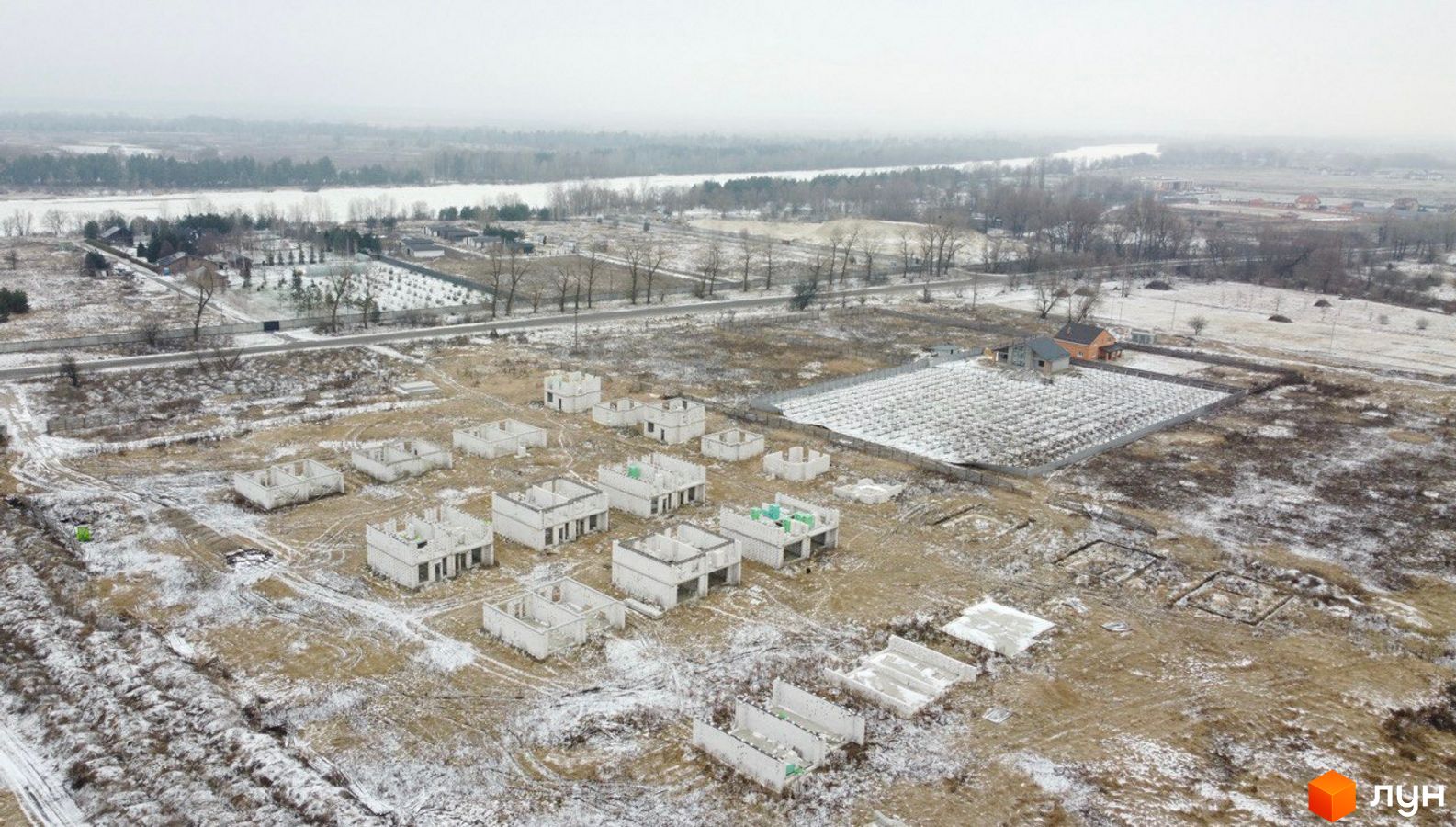 Ход строительства КГ Gardd House Eco Village, 0, январь 2023