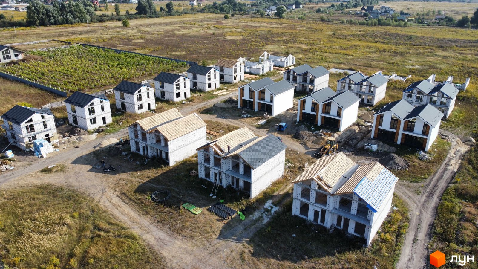 Ход строительства КГ Gardd House Eco Village, 0, сентябрь 2023