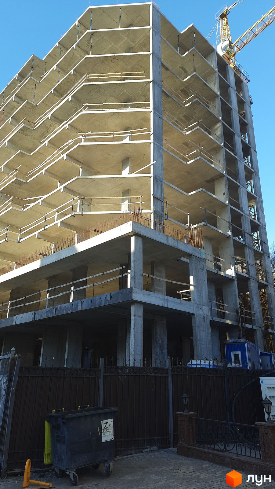 ЖК Podil Plaza & Residence, Київ хід будівництва на фото — ЛУН