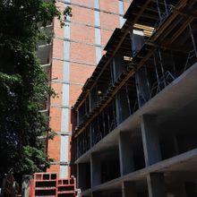 Ход строительства ЖК Авторский, 1 дом (секция 2), июнь 2021