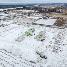 Ход строительства КГ Gardd House Eco Village, 0, январь 2022