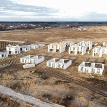 Ход строительства КГ Gardd House Eco Village, 0, март 2023