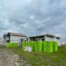 Ход строительства КГ Gardd House Eco Village, 0, апрель 2023