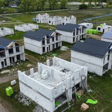 Ход строительства КГ Gardd House Eco Village, 0, май 2023