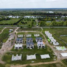 Ход строительства КГ Gardd House Eco Village, 0, май 2023