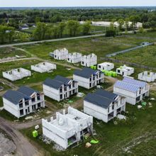 Ход строительства КГ Gardd House Eco Village, 0, май 2023