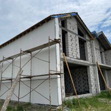 Ход строительства КГ Gardd House Eco Village, 0, май 2023