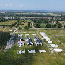 Ход строительства КГ Gardd House Eco Village, 0, июнь 2023