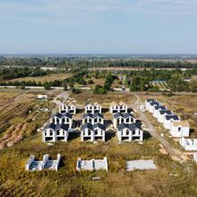 Ход строительства КГ Gardd House Eco Village, 0, сентябрь 2023