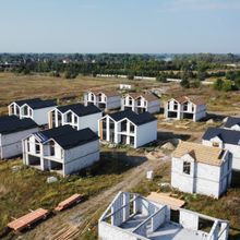 Ход строительства КГ Gardd House Eco Village, 0, сентябрь 2023
