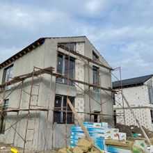 Ход строительства КГ Gardd House Eco Village, 0, сентябрь 2023