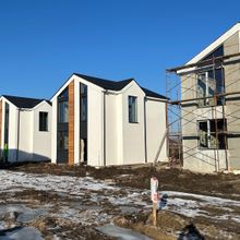 Ход строительства КГ Gardd House Eco Village, 0, февраль 2024