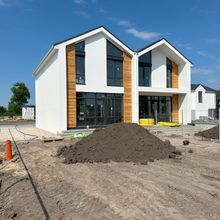 Ход строительства КГ Gardd House Eco Village, 0, май 2024