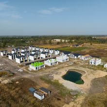 Ход строительства КГ Gardd House Eco Village, 0, сентябрь 2024