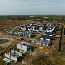Ход строительства КГ Gardd House Eco Village, 0, сентябрь 2024