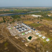 Ход строительства КГ Gardd House Eco Village, 0, сентябрь 2024