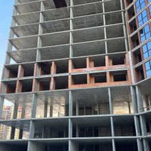 Ход строительства ЖК Greenville на Печерске, 2 дом (секция 7), февраль 2025