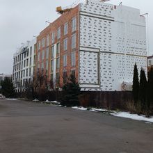 Ход строительства ЖК Родной-3, 1-2 дома, март 2025