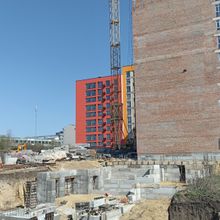Хід будівництва ЖК Кольоровий, 5 секція, квітень 2025