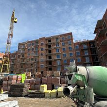 Ход строительства ЖК Burgundia 3, 1 дом, май 2025