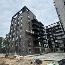 Ход строительства ЖК Utlandia-2, 1 дом (секции 3-4), май 2025