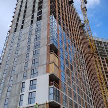 Хід будівництва Русанівська Гавань, 13-17 будинок, травень 2025